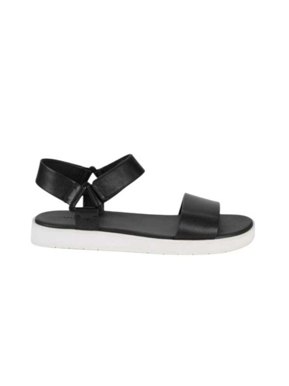 VINCE Blyton Leather Walking Sandals Black Size 7.5